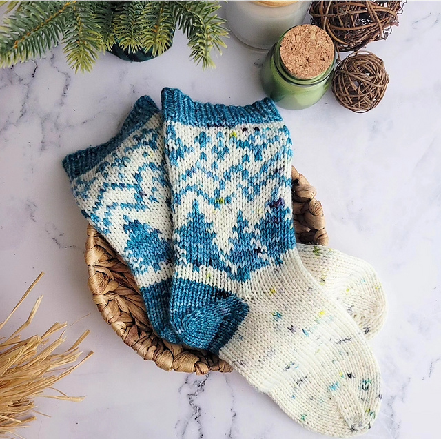 Meet Me in the Pines Socks