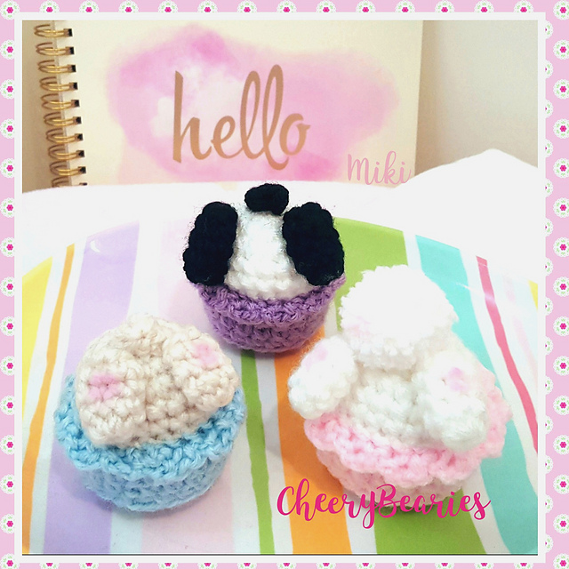Animal Oopsie Daisy cupcakes