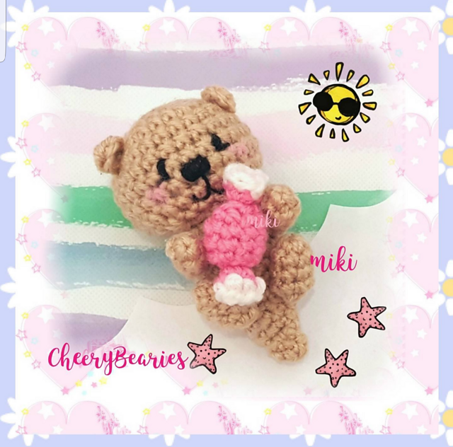 Sweet otter amigurumi