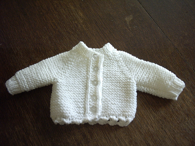 Garter Stitch Set Cardigan
