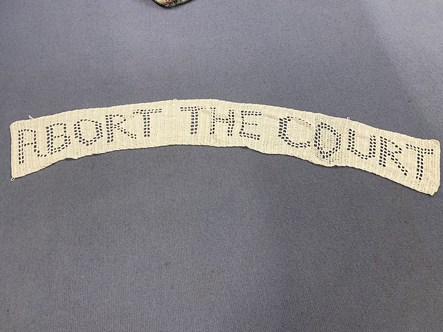 Abort the Court scarf