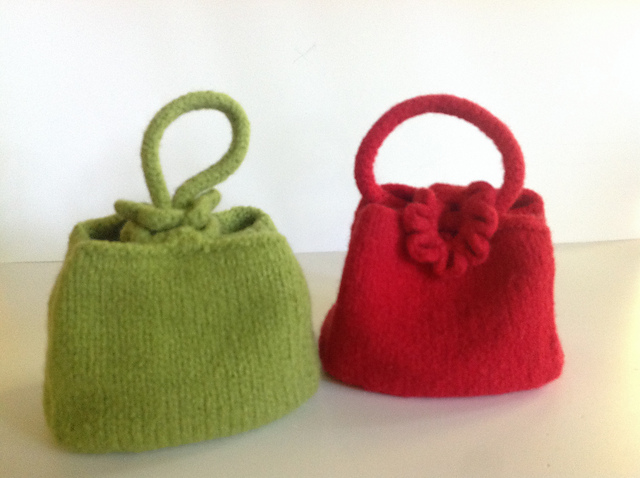 Felt Flower-Knot Bag