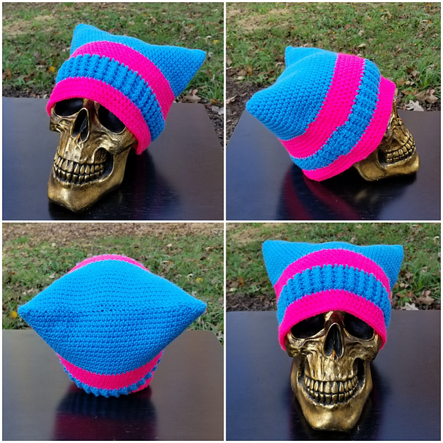 Two-tone Meow Hat