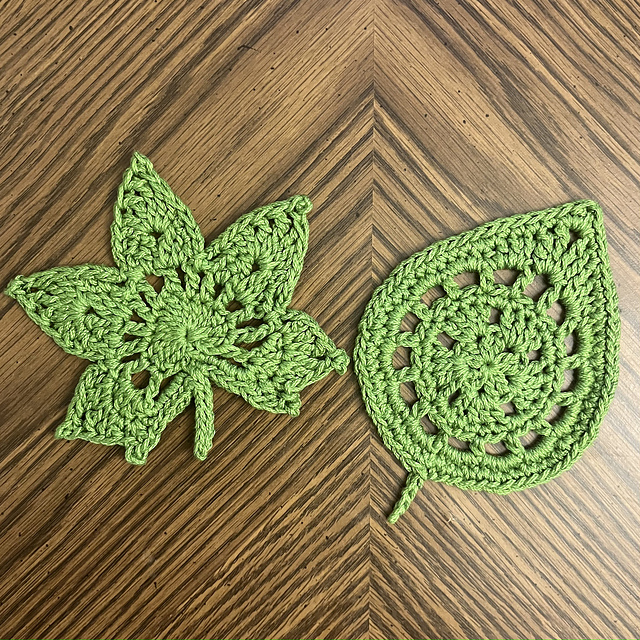 Aspen Leaf and Maple Leaf