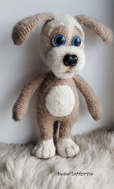 Amigurumi Crochet Dog