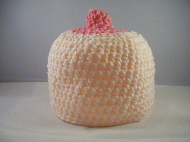 Baby boob beanie hat