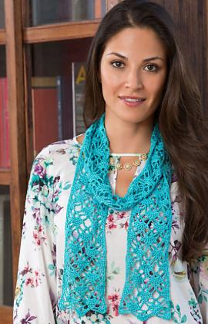 Lacy Crystals Scarf