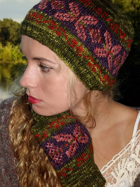 Funky Floral Mittens