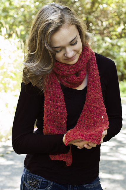 Glitterazi Mesh Scarf