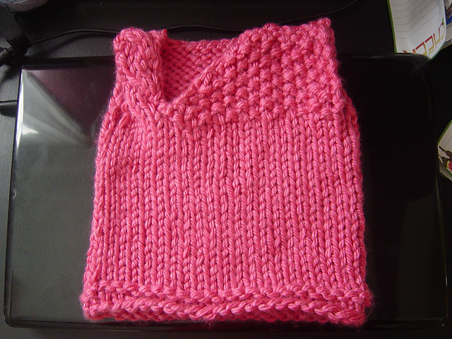 Little Cable and Seed Stitch Vest