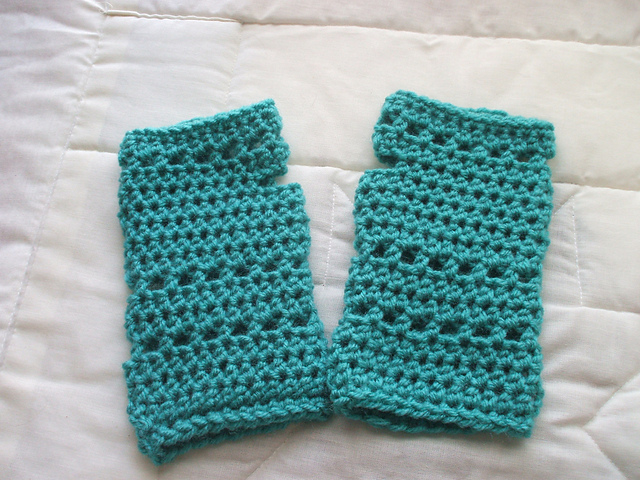 Jade Fingerless Gloves