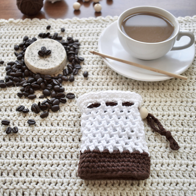 Coffee and Cream Soap Cozy