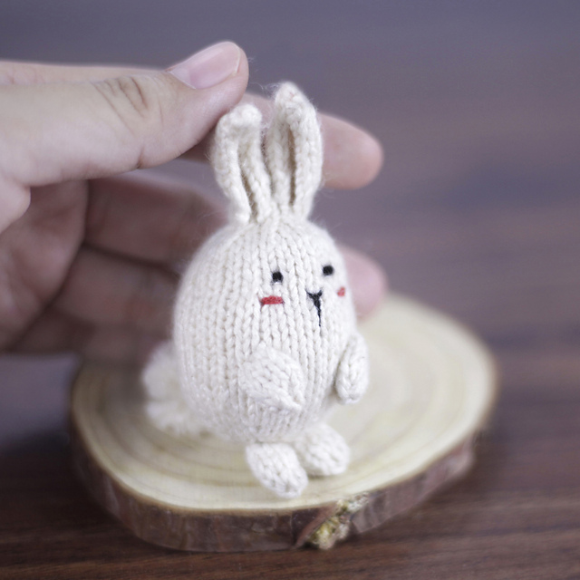 My white bunny Keychain