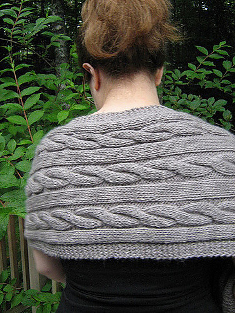 Cable Wrap Shawl