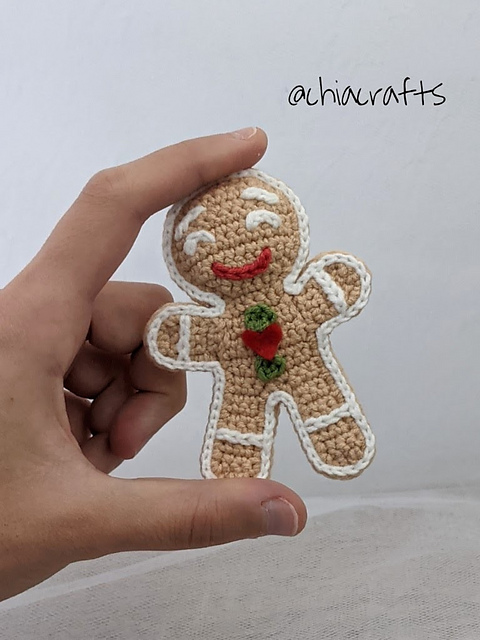 Gingerbread Man Amigurumi