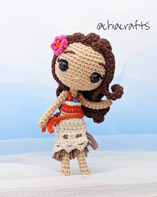 Moana Doll Crochet Pattern (Download Now) 