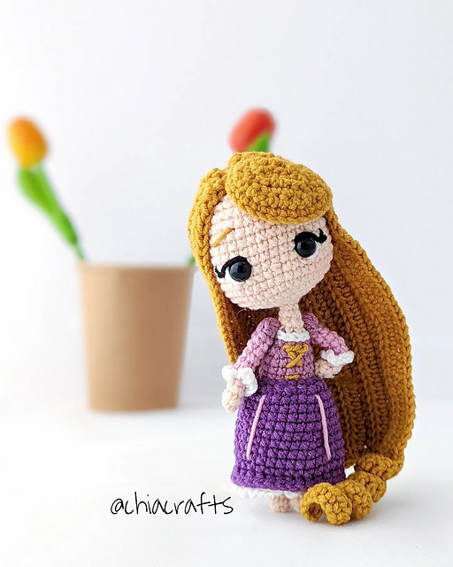 rapunzel amigurumi free pattern