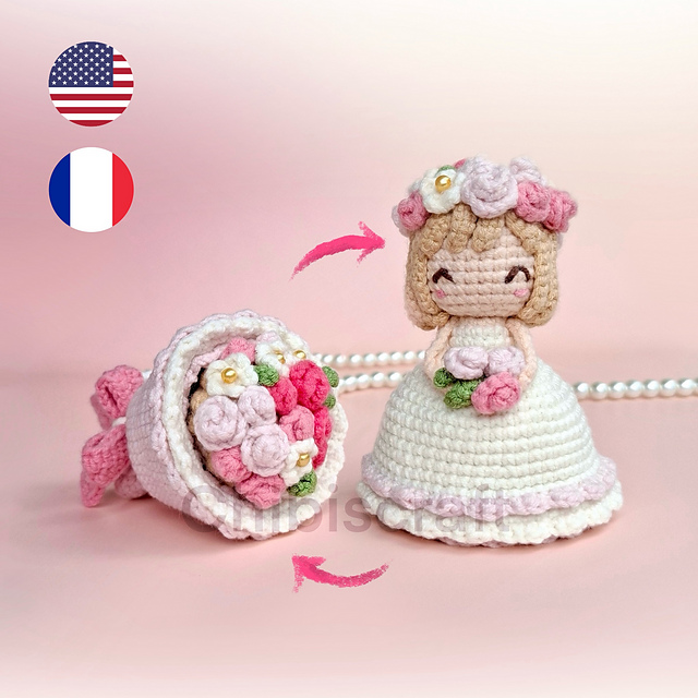 Ravelry: Reversible Flower and Bride pattern by Febby Pranajaya