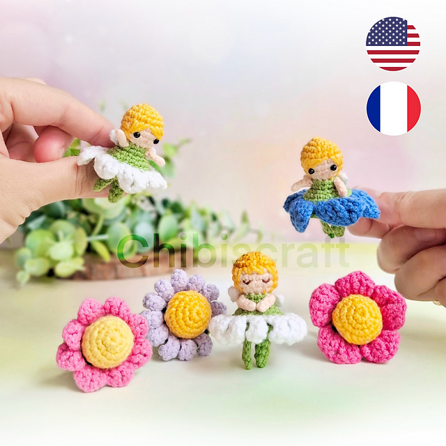 Reversible Mini Flower Fairy