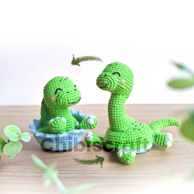 Reversible Baby Brachiosaurus