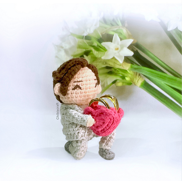 Kneeling Groom