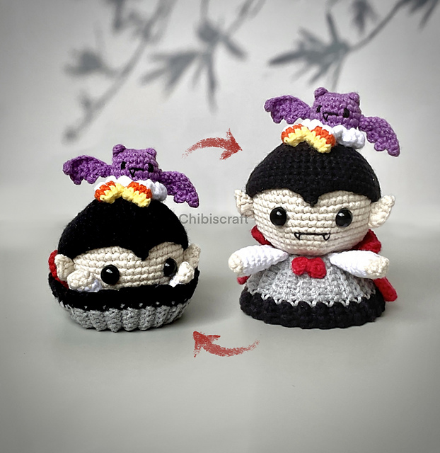 Reversible Dracula Cupcake