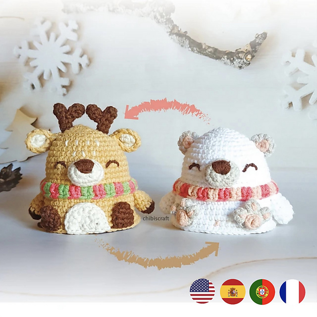 Reversible Reindeer Bear
