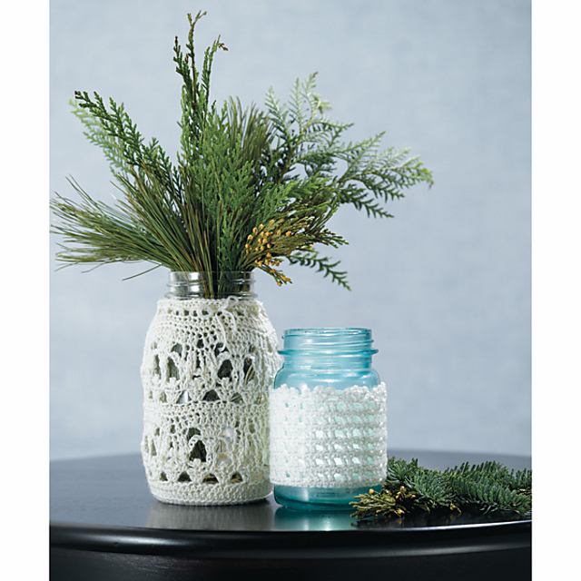 Lace Jar Covers