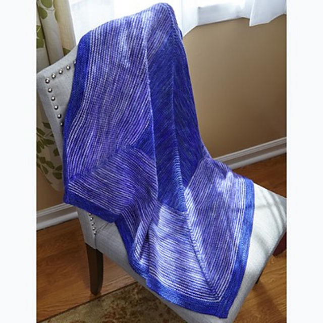 First Violet Baby Blanket