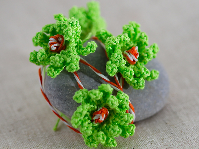 Crochet Flower on a Twine