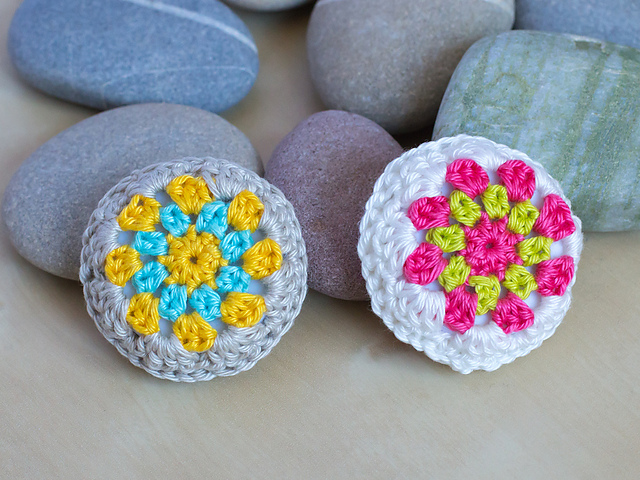 Round Granny Square Rattle