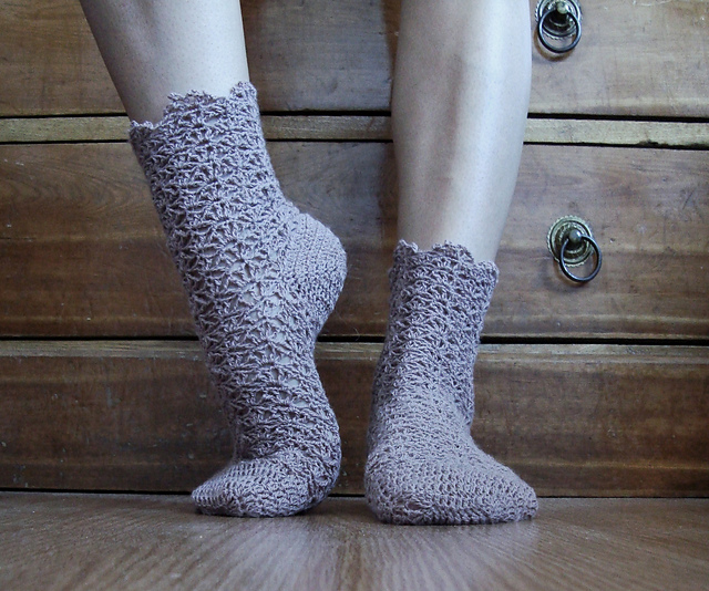 Shell Pattern Socks シェル 模 様 のソックス