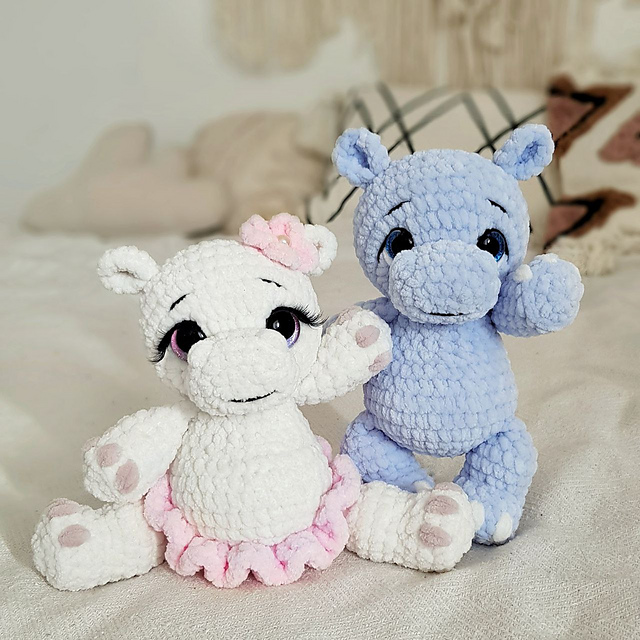 Hippo plush toy