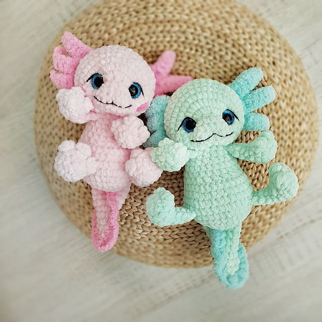 Axolotl plush toy
