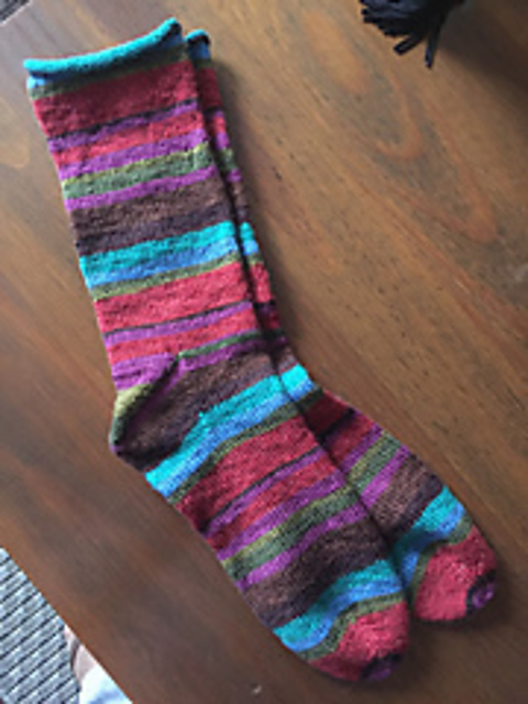 Toe up sock Empório das Lãs