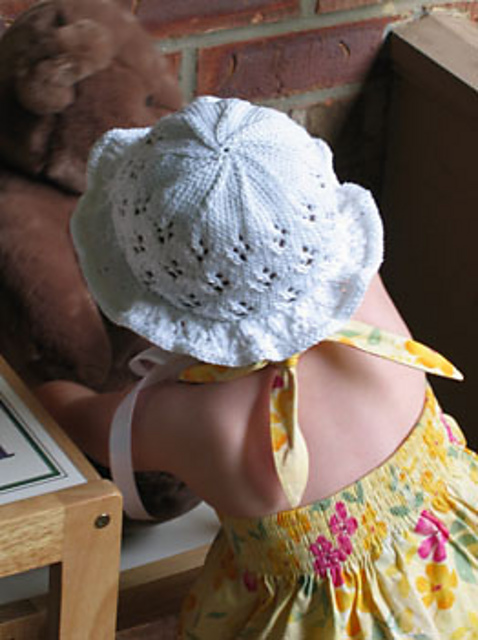 Li'l Sunhats: Eyelet Ruffle