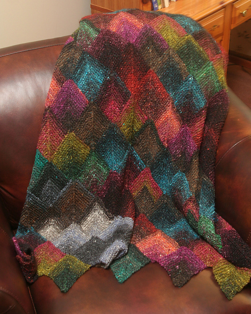 Mitered Squares Afghan
