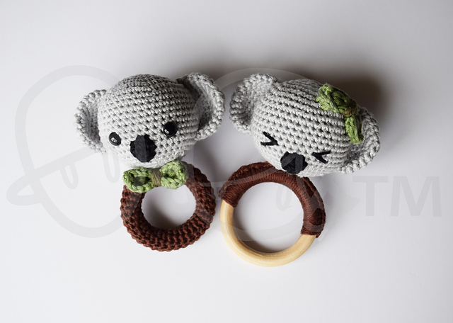 Kola and Kiki Rattle Teether