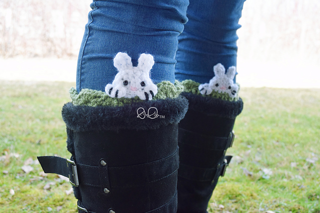 Bunny and Bear Boot Cuffs
