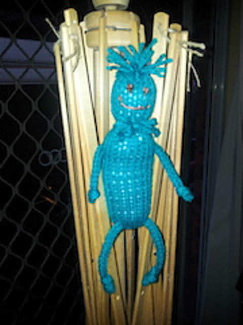 Tiny Teal Monster