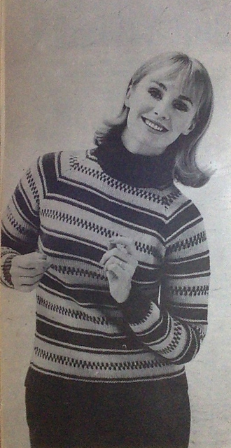 Woman's Two Tone Sweater