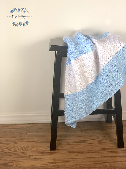Modern Striped Baby Blanket