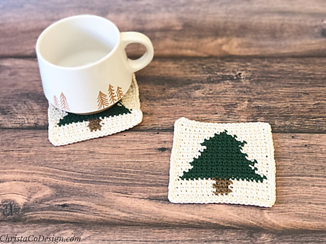 Christmas Tree Coasters