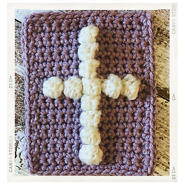 Crochet Cross Prayer Cloth