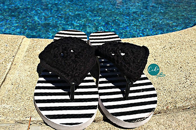 Granny Triangle Sandals