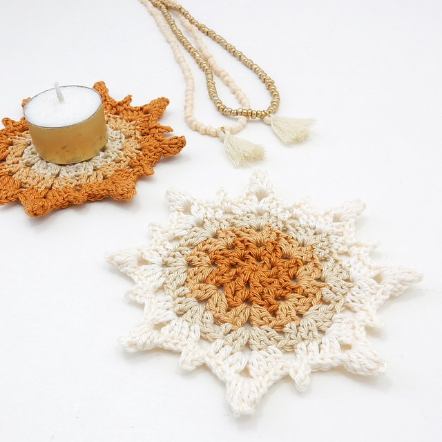 Crystal Coaster or Christmas Ornament