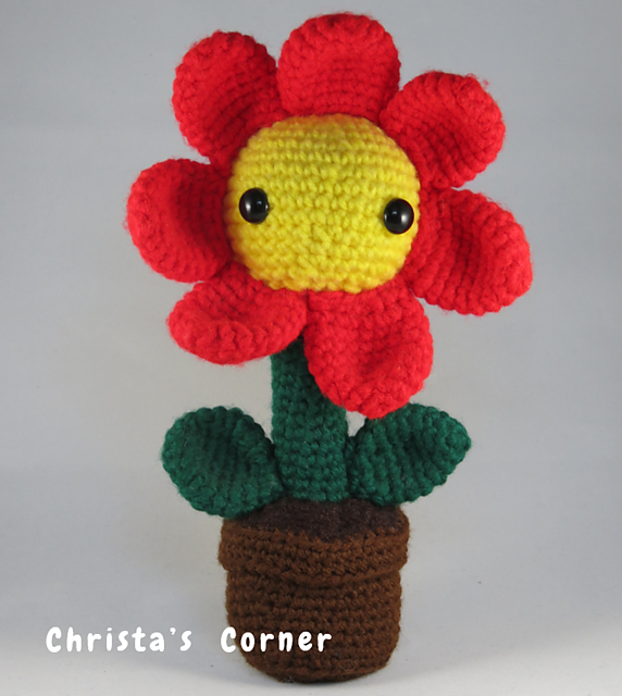 Amigurumi Happy Flower