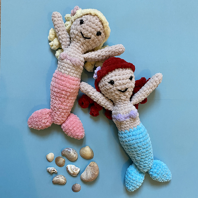 Plush Crochet Mermaid