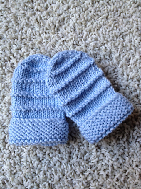 Little Cyril Stripey Mittens