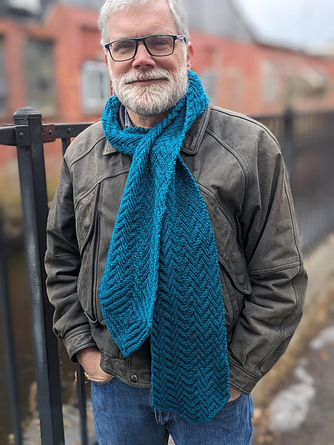 Herringbone Hexagonal Scarf